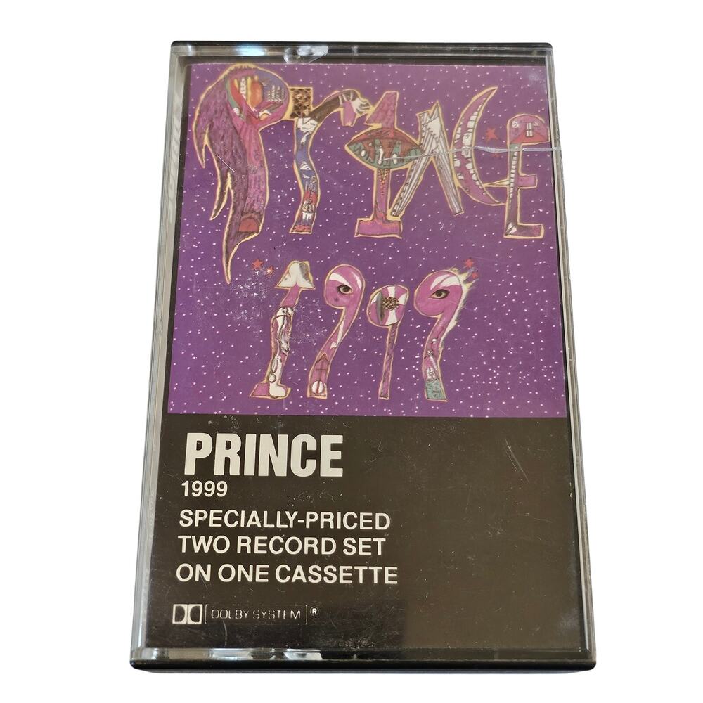Prince 1999 Cassette Tape 1982 Warner Bros 4-23720 Two Record Set Vintage